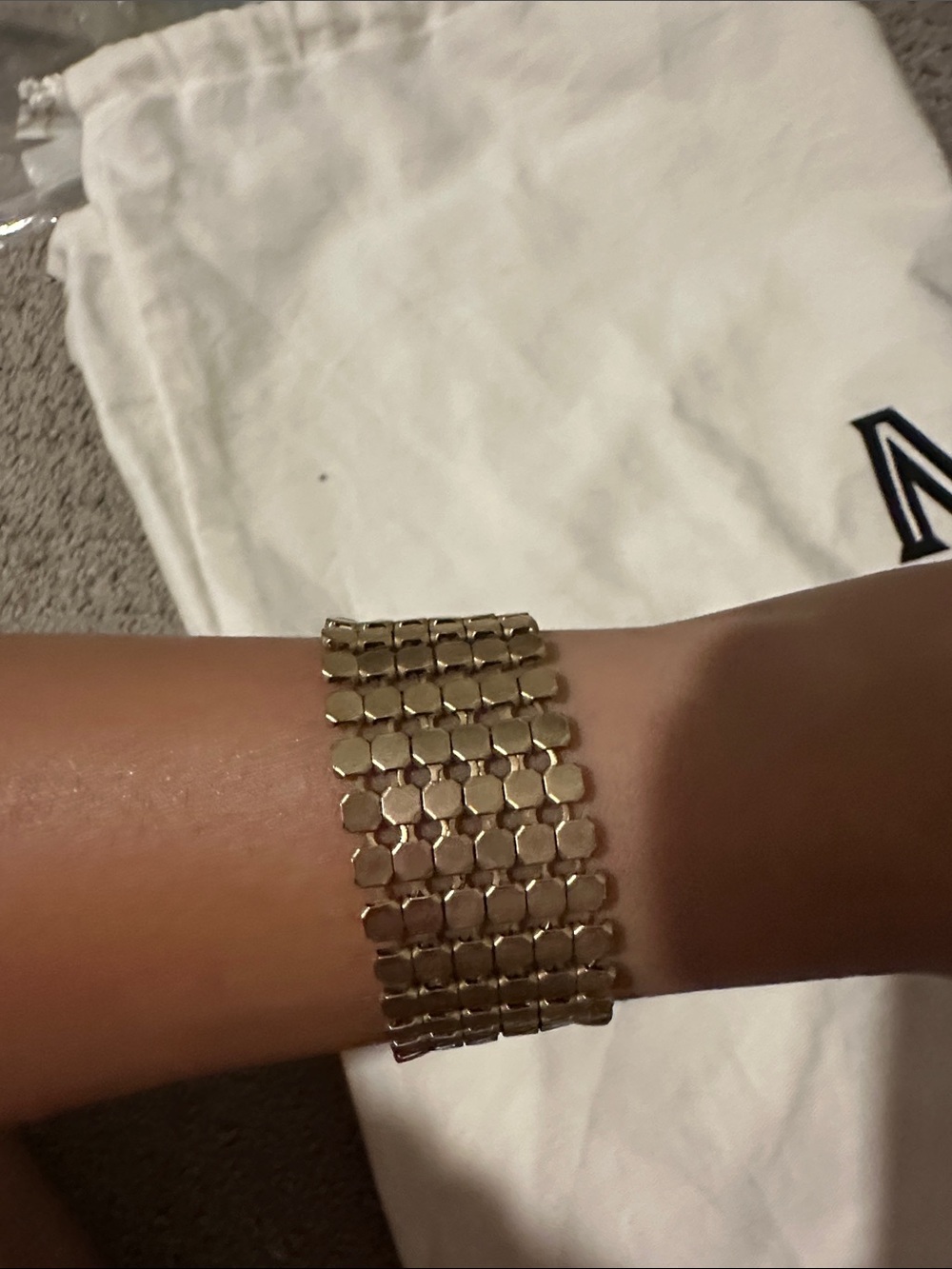 Gold-Tone Wide Link Bracelet - Women Jewelry